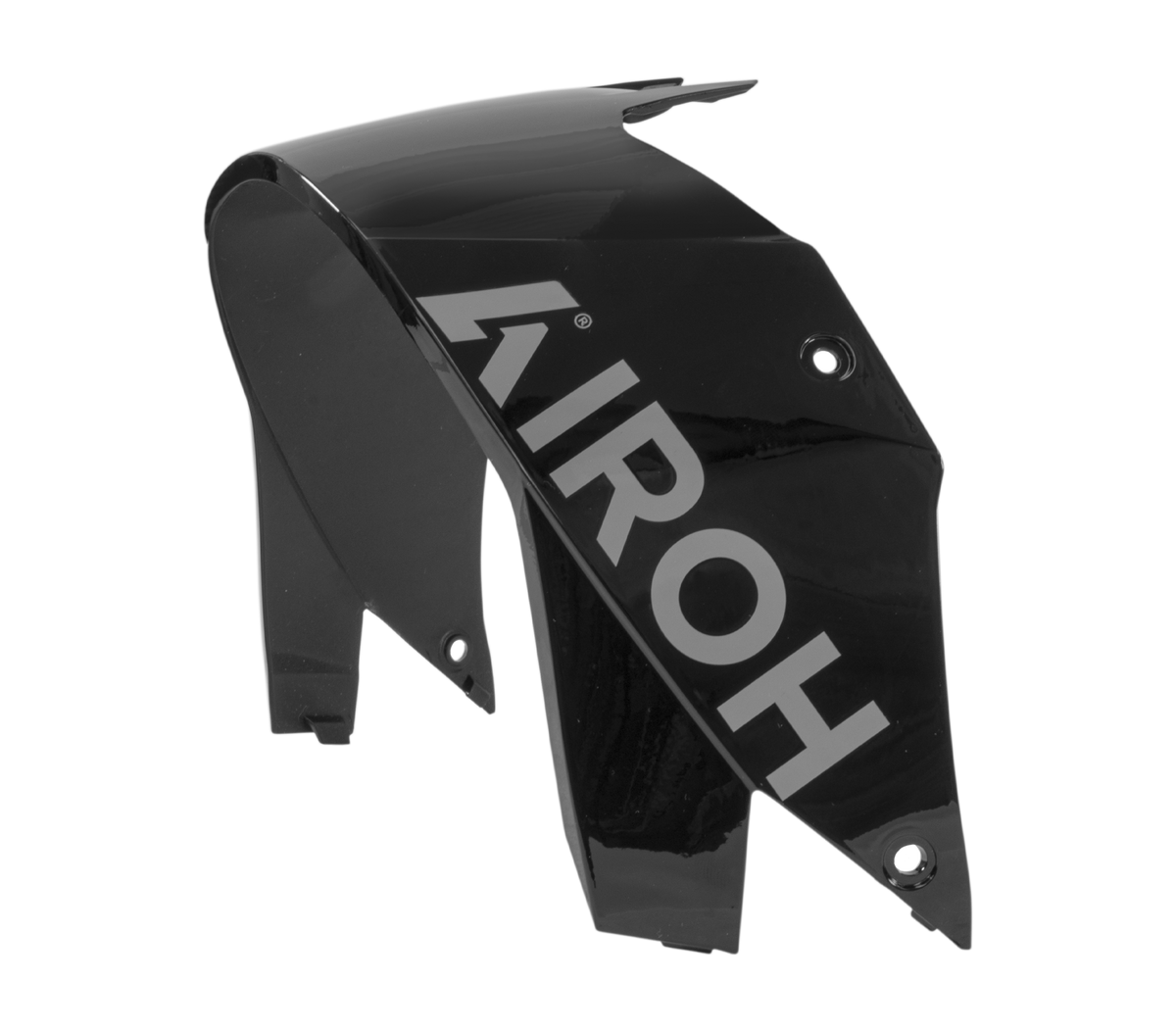 Spoiler Aerodinamico Carbonio Lucido originale Airoh 15ESF162CS-15ESF162CL per casco GP 800 FIM, foto ufficiale del ricambio