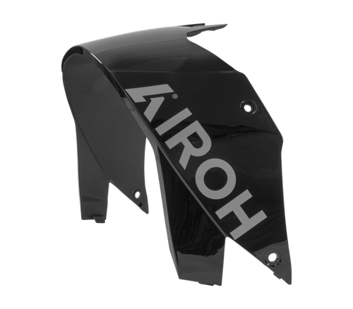 Spoiler Aerodinamico Carbonio Lucido originale Airoh 15ESF162CS-15ESF162CL per casco GP 800 FIM, foto ufficiale del ricambio