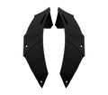 Kit Spoiler Laterali DX e SX Nero Lucido originale Airoh 15ESF168BG per casco GP 800, foto ufficiale del ricambio
