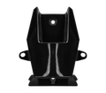 Spoiler Posteriore Centrale Nero Lucido originale Airoh 15ESF168BGS-15ESF168BGL per casco GP 800, foto ufficiale del ricambio