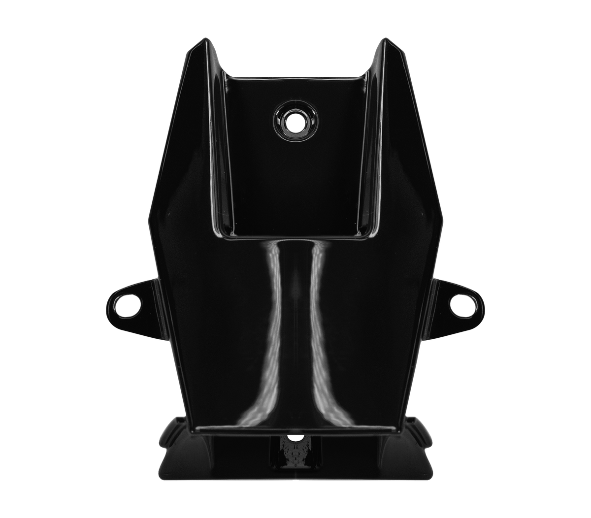 Spoiler Posteriore Centrale Nero Lucido originale Airoh 15ESF168BGS-15ESF168BGL per casco GP 800, foto ufficiale del ricambio