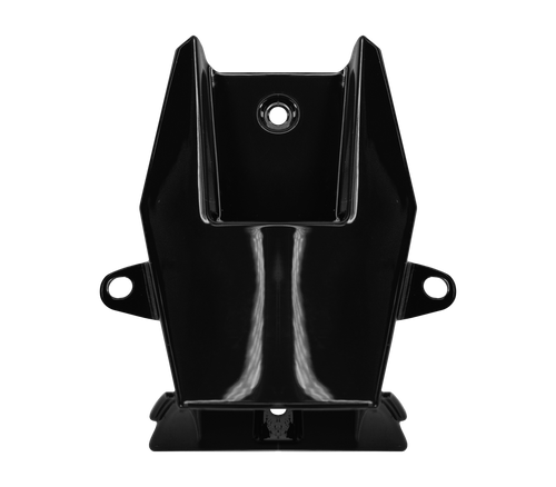 Spoiler Posteriore Centrale Nero Lucido originale Airoh 15ESF168BGS-15ESF168BGL per casco GP 800, foto ufficiale del ricambio
