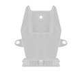 Spoiler Posteriore Centrale Grigio Cemento Lucido originale Airoh 15ESF168CS-15ESF168CL per casco GP 800, foto ufficiale del ricambio
