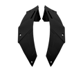 Kit Spoiler Laterali DX e SX Nero Opaco originale Airoh 15ESF168E per casco GP 800, foto ufficiale del ricambio