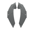 Kit Spoiler Laterali DX e SX Grigio Opaco Pantone 9C originale Airoh 15ESF168G per casco GP 800, foto ufficiale del ricambio