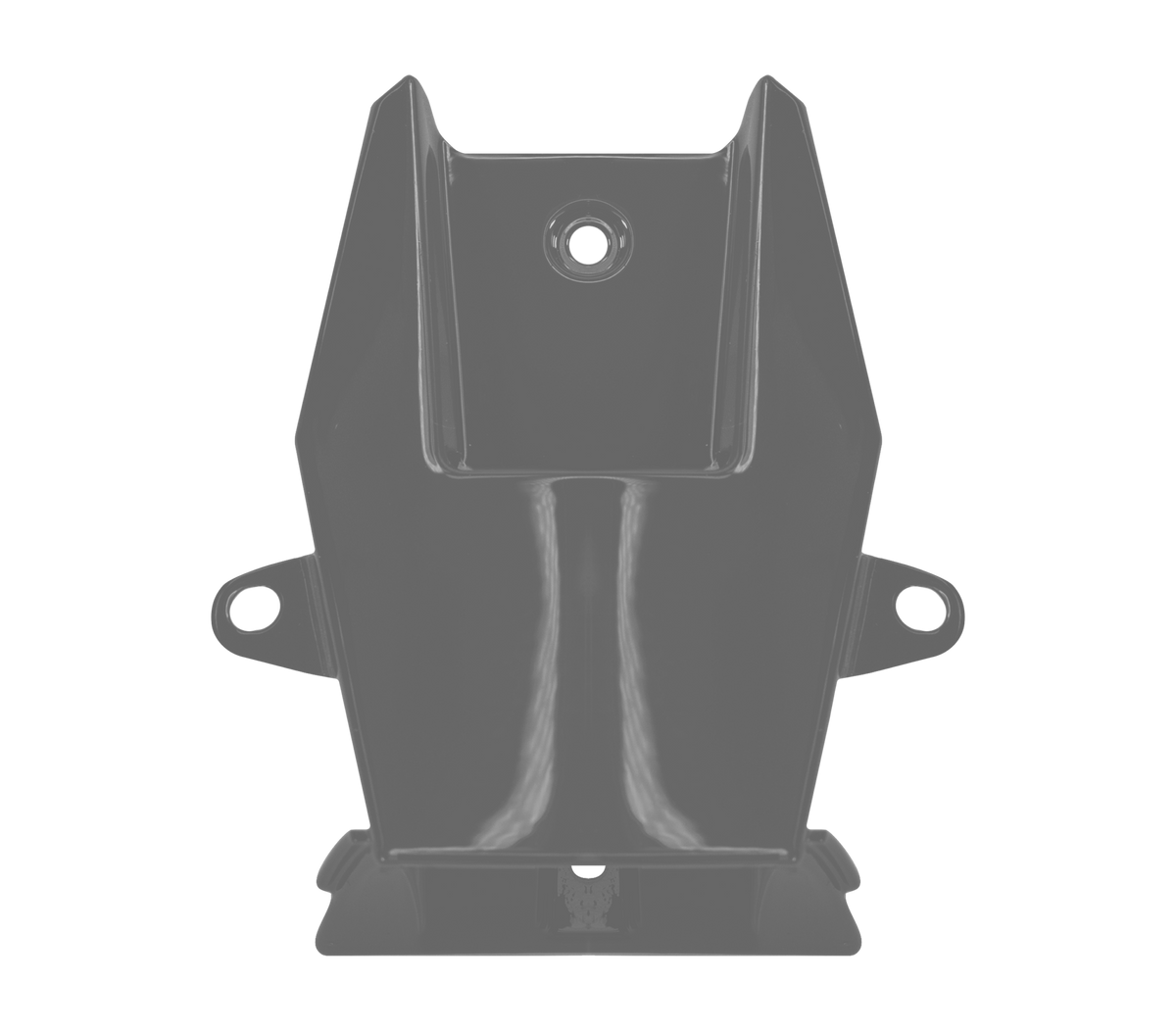 Spoiler Posteriore Centrale Grigio Lucido Pantone 9C originale Airoh 15ESF168GGS-15ESF168GGL per casco GP 800, foto ufficiale del ricambio