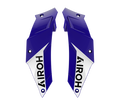 Kit Spoiler Laterali DX e SX Blu Lucido Swain originale Airoh 15ESF168SWB per casco GP 800, foto ufficiale del ricambio