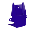 Spoiler Posteriore Centrale Blu Lucido Swain originale Airoh 15ESF168SWBS-15ESF168SWBL per casco GP 800, foto ufficiale del ricambio