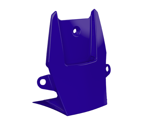 Spoiler Posteriore Centrale Blu Lucido Swain originale Airoh 15ESF168SWBS-15ESF168SWBL per casco GP 800, foto ufficiale del ricambio
