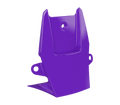 Spoiler Posteriore Centrale Viola Lucido Swain originale Airoh 15ESF168VS-15ESF168VL per casco GP 800, foto ufficiale del ricambio