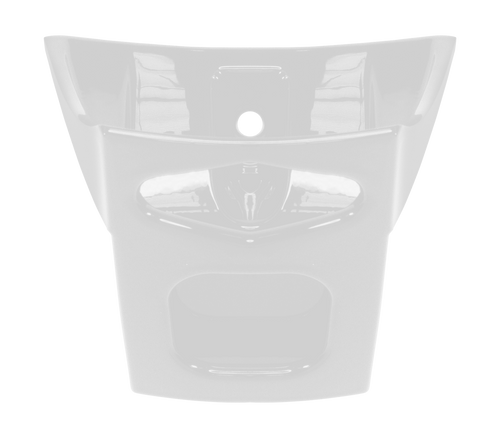Supporto Spoiler Aerodinamico Bianco Lucido originale Airoh 15ESF169 per casco GP 800 FIM, foto ufficiale del ricambio