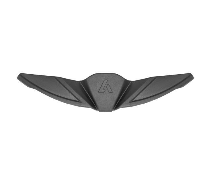 Paranaso Nero originale Airoh 15NASMTX1N, colore nero, per casco Matryx, foto ufficiale del ricambio