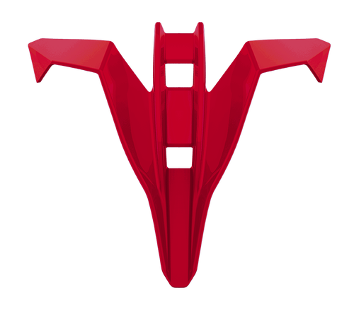 Copertura Presa d'Aria Mentoniera Rosso Lucido originale Airoh 15PRN103RG per casco Twist 3, foto ufficiale del ricambio