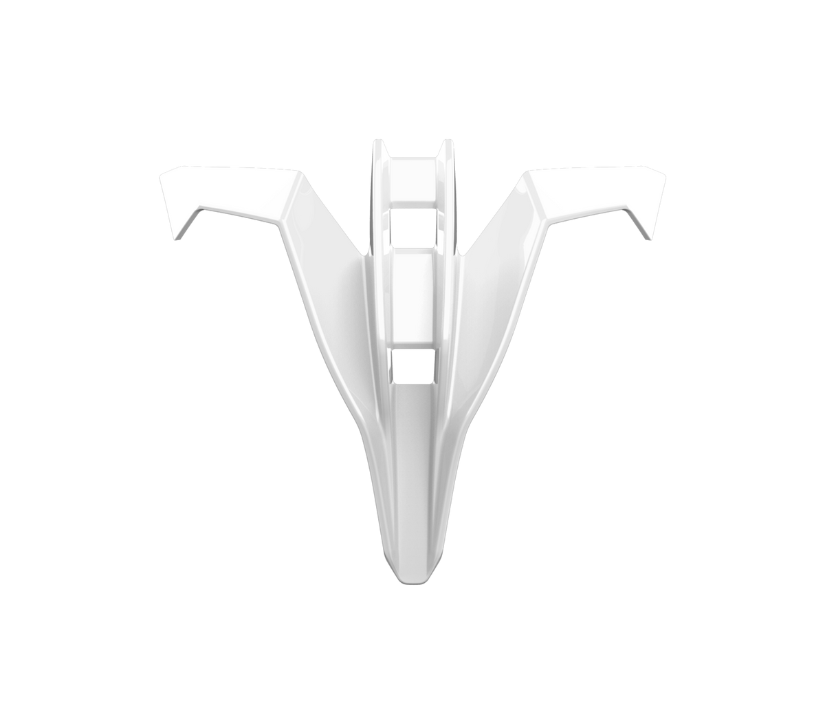 Copertura Presa d'Aria Mentoniera Bianco Lucido originale Airoh 15PRN103W per casco Twist 3, foto ufficiale del ricambio