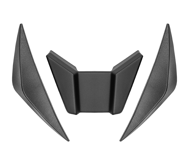 Set Tappi Copri-Foro DX e SX originale Airoh 15TAP025 per casco Bandit, foto ufficiale del ricambio