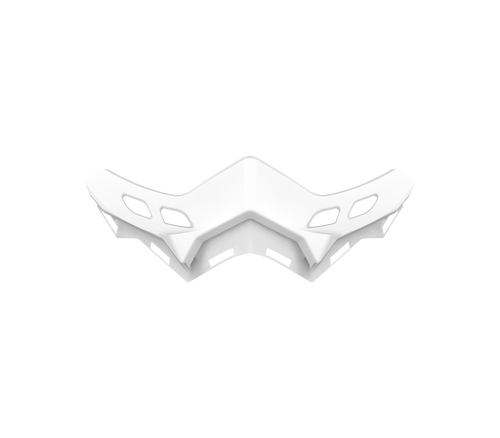 Paranaso Invernale Bianco originale Airoh 15VAC019 per casco Aviator 3, foto ufficiale del ricambio