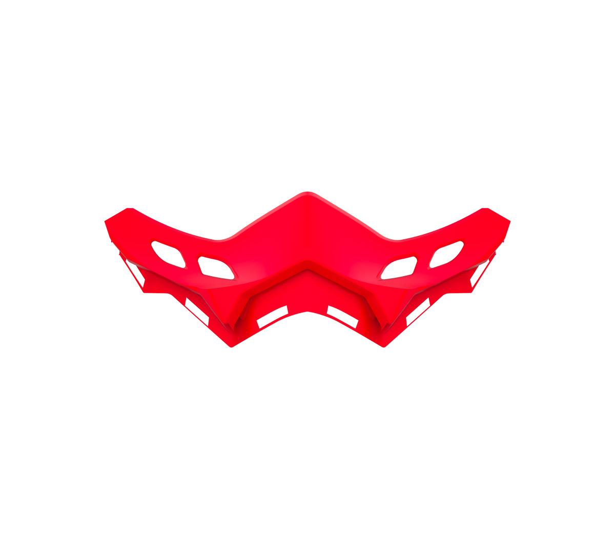 Paranaso Invernale Rosso originale Airoh 15VAC022 per casco Aviator 3, foto ufficiale del ricambio