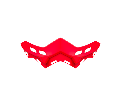 Paranaso Invernale Rosso originale Airoh 15VAC022 per casco Aviator 3, foto ufficiale del ricambio