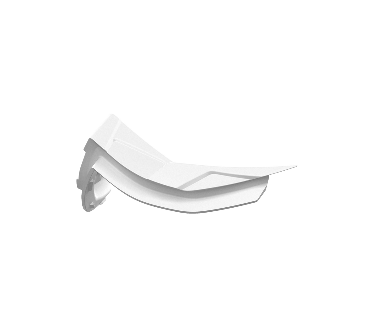 Paranaso Bianco originale Airoh 15VAC026, colore bianco, per casco Aviator Ace 2, foto ufficiale del ricambio