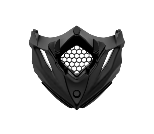 Mentoniera Centrale originale Airoh 15VAO158 per casco Aviator ACE 2, foto ufficiale del ricambio