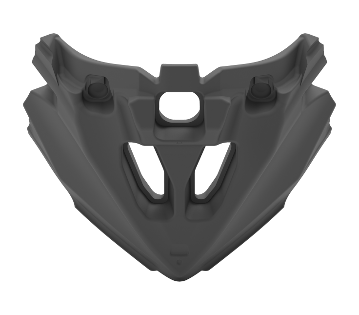Mentoniera Centrale originale Airoh 15VAO160 per casco Twist 3, foto ufficiale del ricambio