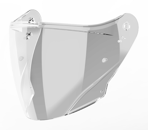 Visiera trasparente originale Airoh 5833V per casco H 21, ricambio della visiera esterna