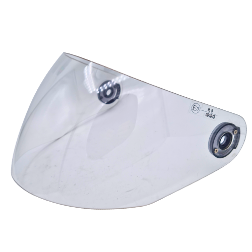 Visiera jet trasparente Airoh 5841V per casco SE500, con perni laterali di aggancio