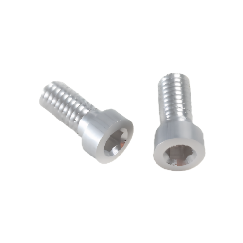 Kit 2 viti Airoh 6110 in metallo argento a testa esagonale per coperchio visiera casco Mathisse RS e RS-X