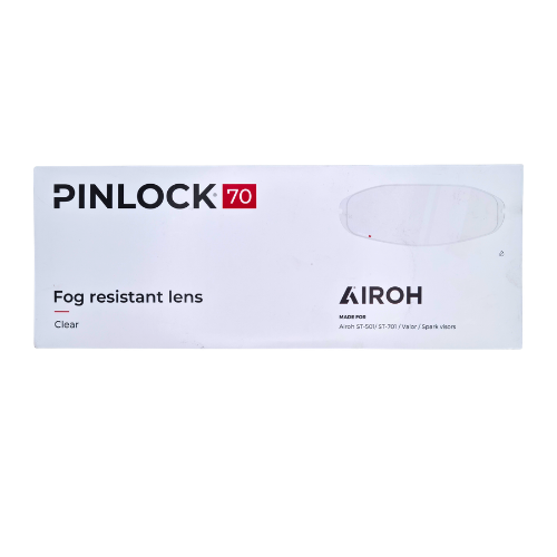 Confezione della lente Pinlock Airoh 6433 DKS169 trasparente per caschi ST.701, ST.501, Valor e Spark, vista fronte