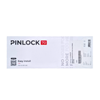 Confezione della lente Pinlock Airoh 6433 DKS169 vista retro, con le istruzioni di montaggio sulla visiera