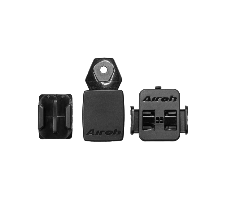 Kit Attacco Videocamera originale Airoh 6613 per casco Commander e Commander 2, foto ufficiale del ricambio
