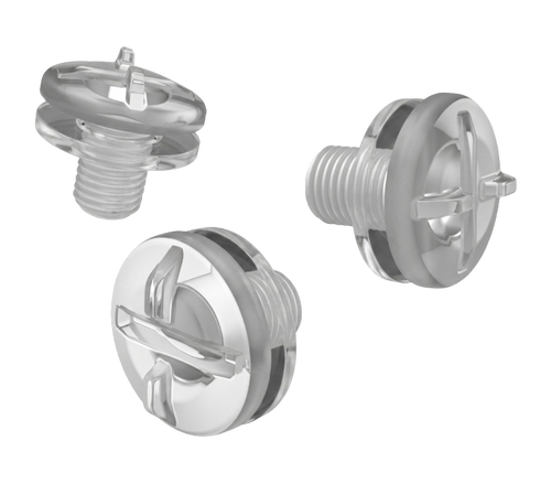 Kit Viti Frontino originale Airoh 6616 per casco Commander e Commander 2, foto ufficiale del ricambio