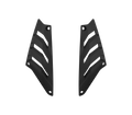 Kit Prese d'Aria Superiori Nere Opache originale Airoh 6904 per casco Aviator 3, foto ufficiale del ricambio