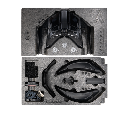 Scatola Ricambi originale Airoh 6927-6930 per casco Aviator 3, foto ufficiale del ricambio