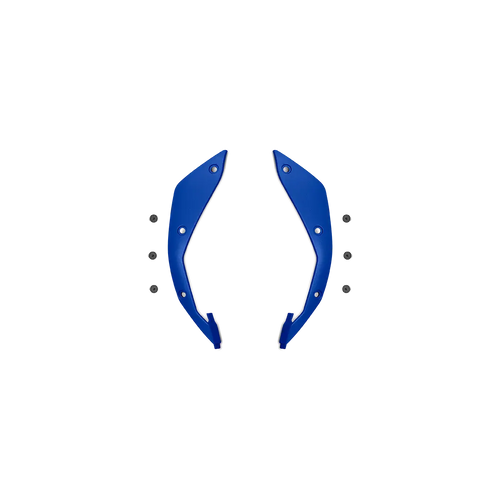 Kit Placche Laterali Blu con Viti originale Airoh 7087-7090 per casco Aviator 3 e Aviator 3 Evo, foto ufficiale del ricambio