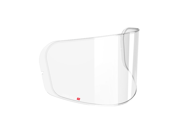 Lente Pinlock 70 Regular originale Airoh 7127, trasparente, per la visiera del casco Connor, foto ufficiale del ricambio