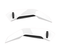 Set Prese d'Aria Superiori Bianco Lucido originale Airoh 7129 per casco Connor, foto ufficiale del ricambio