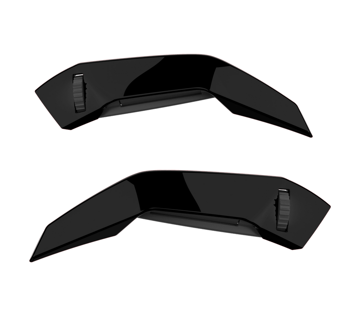 Set Prese d'Aria Superiori Nero Lucido originale Airoh 7175 per casco Connor, foto ufficiale del ricambio