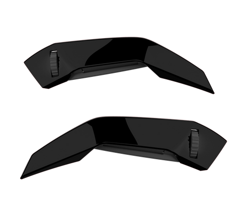 Set Prese d'Aria Superiori Nero Lucido originale Airoh 7175 per casco Connor, foto ufficiale del ricambio