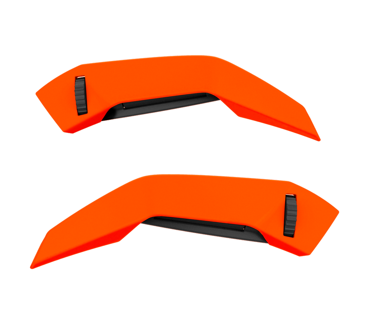 Set Prese d'Aria Superiori Arancione Opaco originale Airoh 7177 per casco Connor, foto ufficiale del ricambio