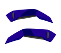 Set Prese d'Aria Superiori Blu Lucido originale Airoh 7178 per casco Connor, foto ufficiale del ricambio