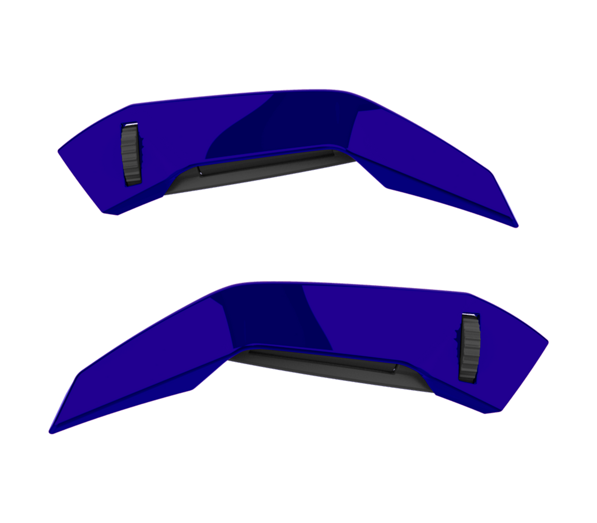 Set Prese d'Aria Superiori Blu Lucido originale Airoh 7178 per casco Connor, foto ufficiale del ricambio