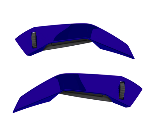 Set Prese d'Aria Superiori Blu Lucido originale Airoh 7178 per casco Connor, foto ufficiale del ricambio