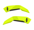 Set Prese d'Aria Superiori Giallo Fluo Opaco originale Airoh 7180 per casco Connor, foto ufficiale del ricambio