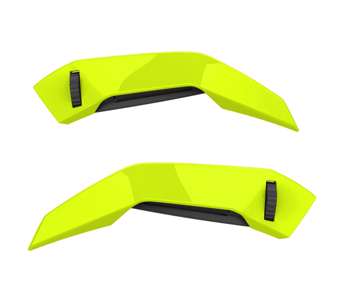 Set Prese d'Aria Superiori Giallo Fluo Opaco originale Airoh 7180 per casco Connor, foto ufficiale del ricambio