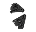 Kit Sottoplacche Visiera originale Airoh 7293, colore nero, per casco Commander 2, foto ufficiale del ricambio
