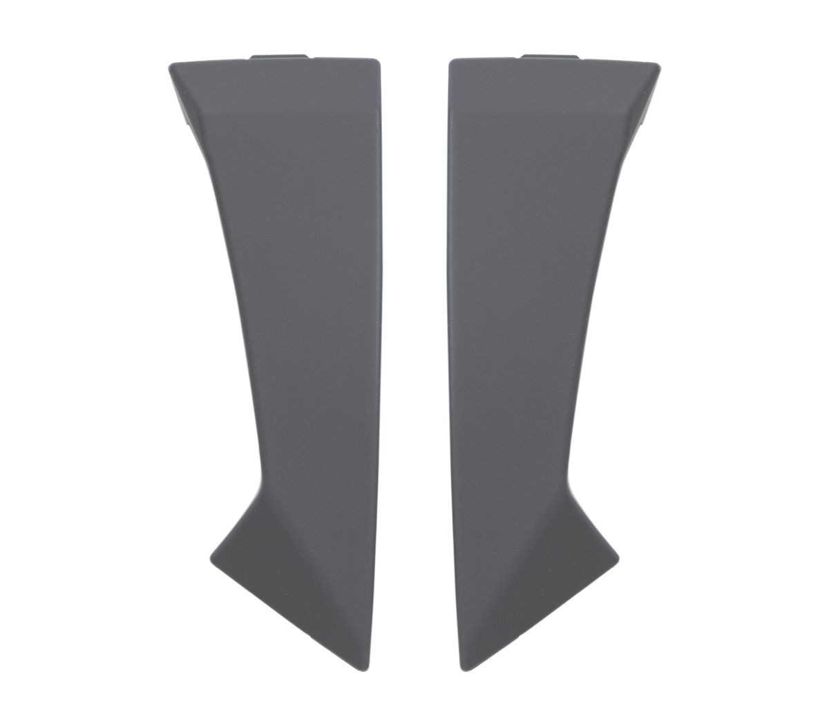 Kit Spoiler Laterali DX e SX Grigio Cemento Opaco originale Airoh 7328 per casco Spark 2, foto ufficiale del ricambio