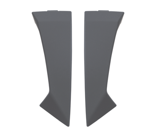 Kit Spoiler Laterali DX e SX Grigio Cemento Opaco originale Airoh 7328 per casco Spark 2, foto ufficiale del ricambio