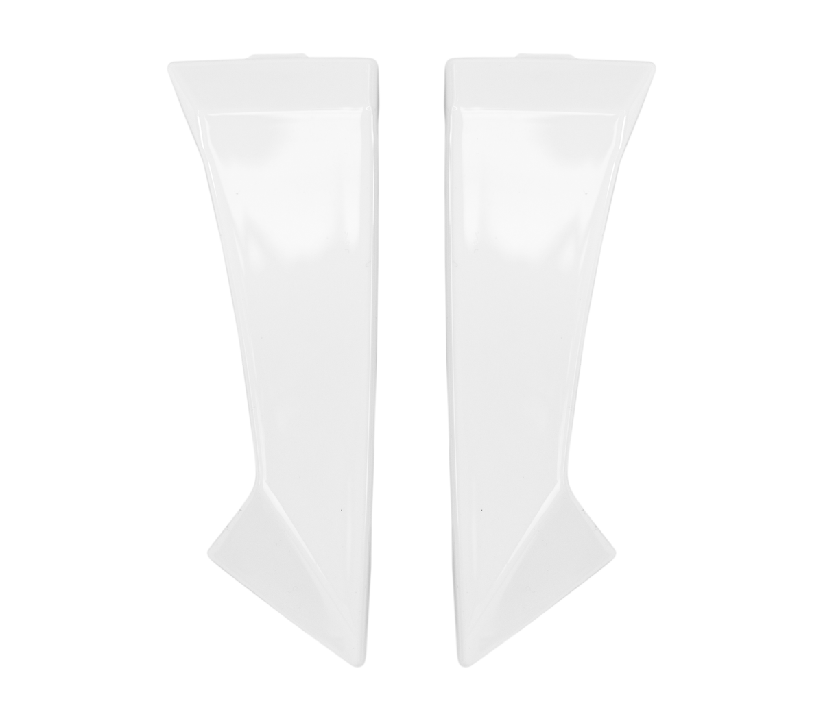 Kit Spoiler Laterali DX e SX Bianco Lucido originale Airoh 7335 per casco Spark 2, foto ufficiale del ricambio