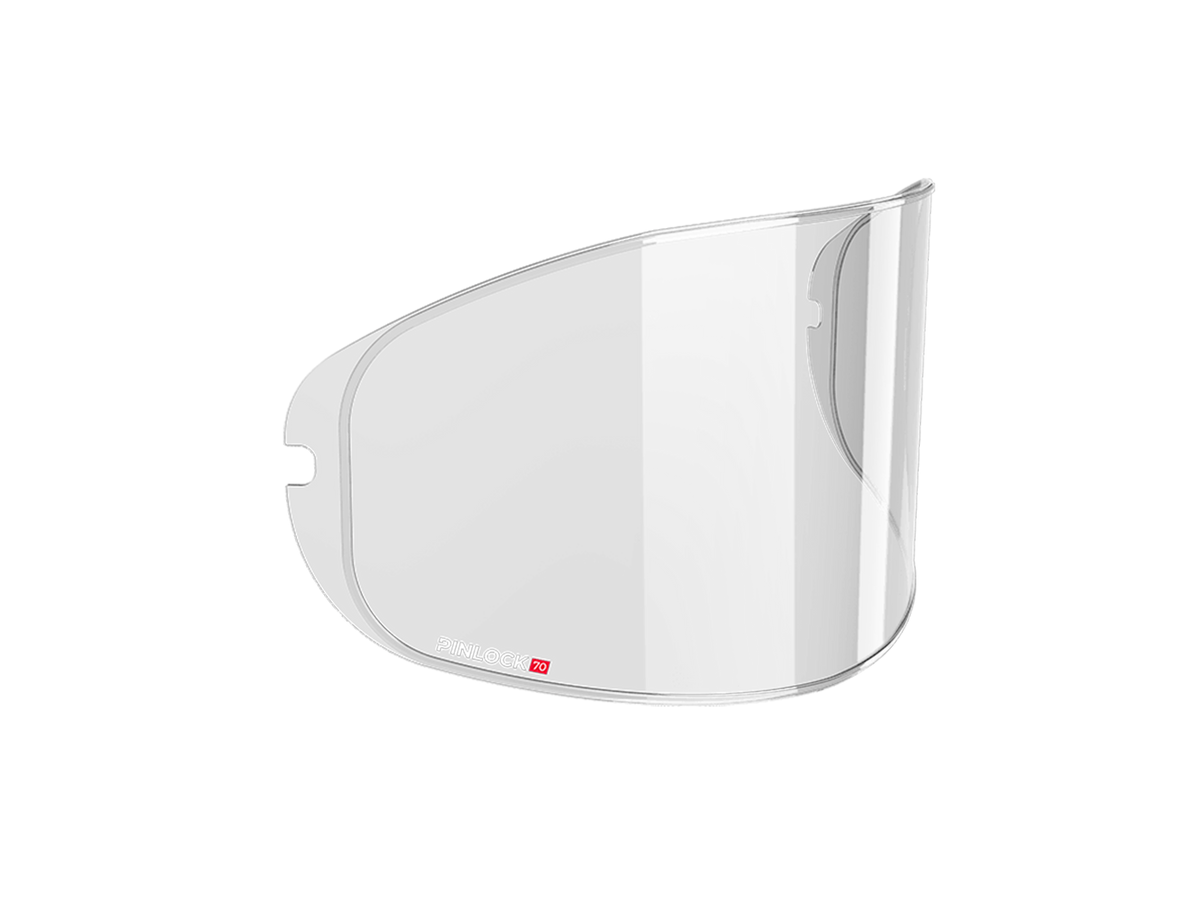 Lente Pinlock 70 MaxVision originale Airoh 7346, trasparente, per la visiera del casco Spark 2, foto ufficiale del ricambio